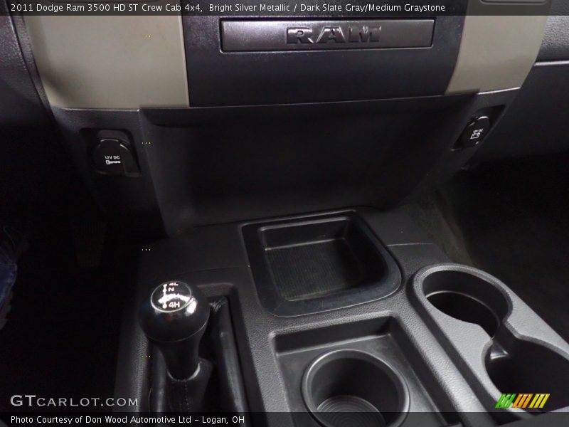 Bright Silver Metallic / Dark Slate Gray/Medium Graystone 2011 Dodge Ram 3500 HD ST Crew Cab 4x4