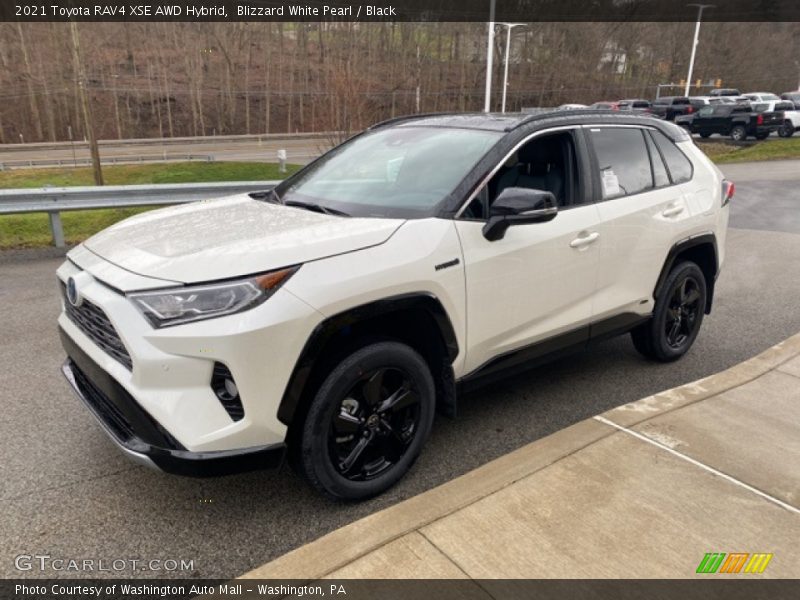 Front 3/4 View of 2021 RAV4 XSE AWD Hybrid