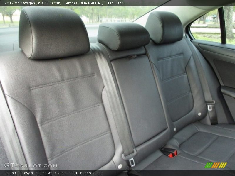 Tempest Blue Metallic / Titan Black 2012 Volkswagen Jetta SE Sedan