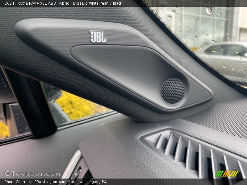 Blizzard White Pearl / Black 2021 Toyota RAV4 XSE AWD Hybrid
