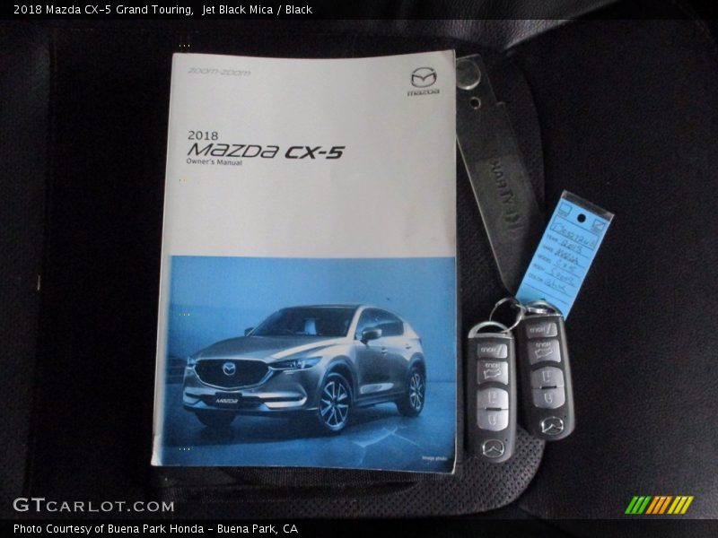 Jet Black Mica / Black 2018 Mazda CX-5 Grand Touring