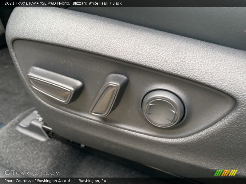 Blizzard White Pearl / Black 2021 Toyota RAV4 XSE AWD Hybrid