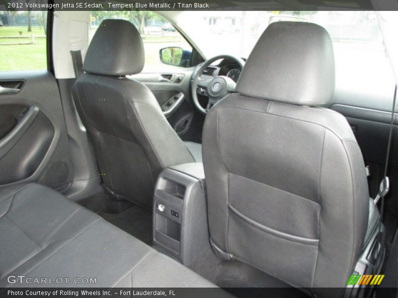 Tempest Blue Metallic / Titan Black 2012 Volkswagen Jetta SE Sedan