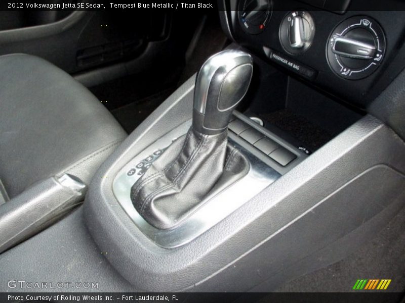 Tempest Blue Metallic / Titan Black 2012 Volkswagen Jetta SE Sedan