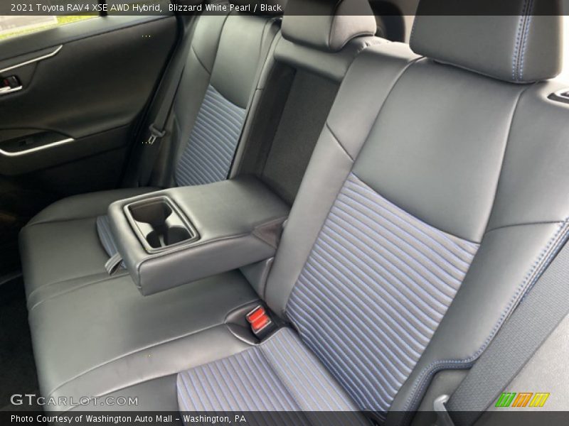 Blizzard White Pearl / Black 2021 Toyota RAV4 XSE AWD Hybrid