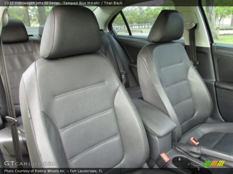 Tempest Blue Metallic / Titan Black 2012 Volkswagen Jetta SE Sedan