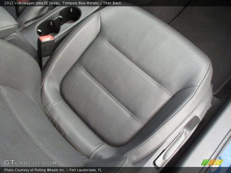 Tempest Blue Metallic / Titan Black 2012 Volkswagen Jetta SE Sedan