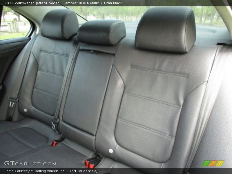 Tempest Blue Metallic / Titan Black 2012 Volkswagen Jetta SE Sedan