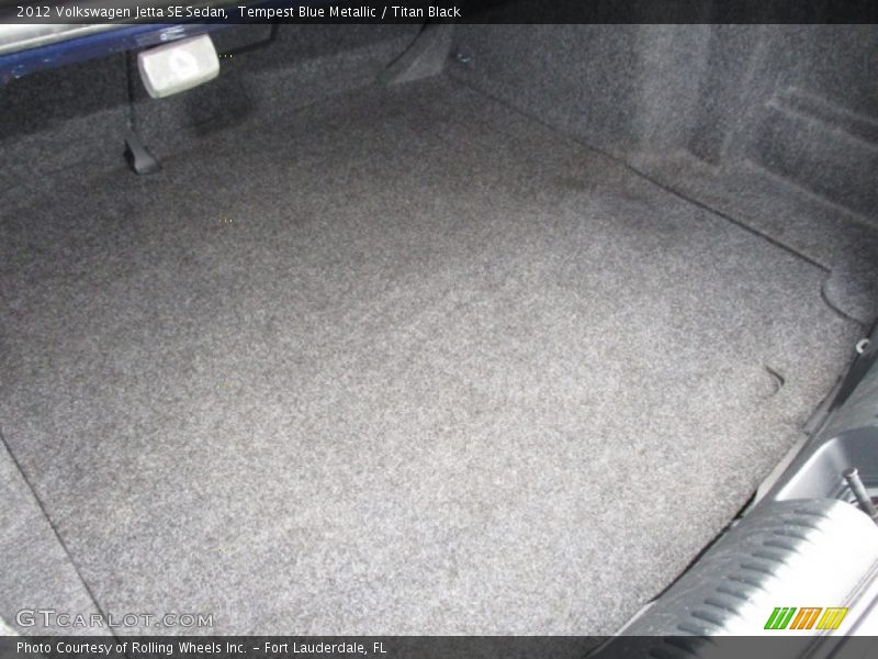 Tempest Blue Metallic / Titan Black 2012 Volkswagen Jetta SE Sedan