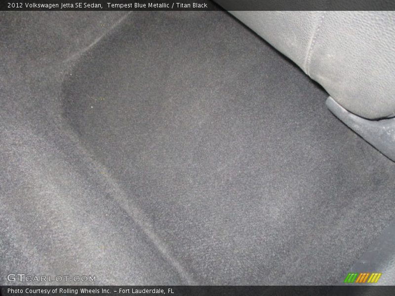 Tempest Blue Metallic / Titan Black 2012 Volkswagen Jetta SE Sedan