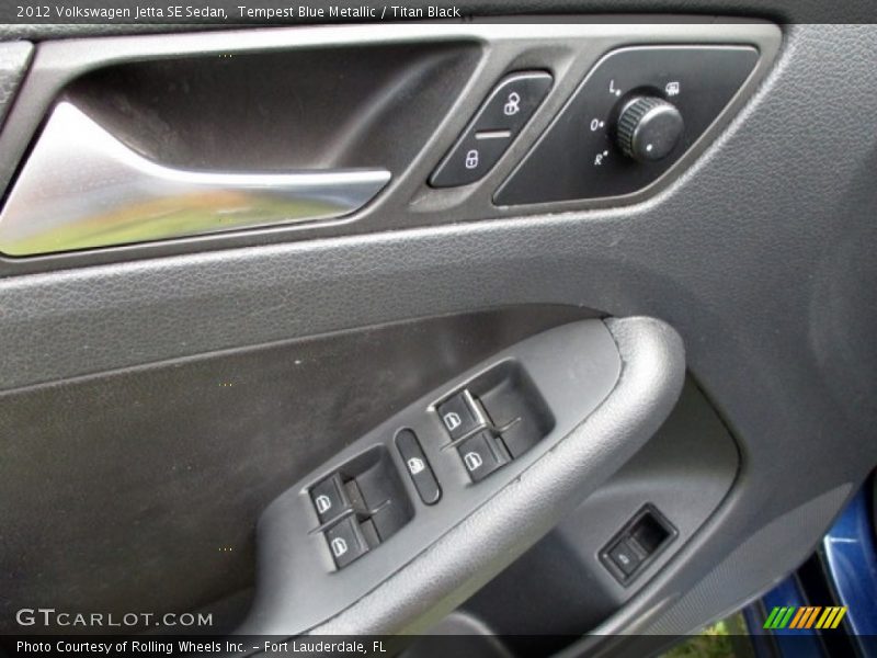 Tempest Blue Metallic / Titan Black 2012 Volkswagen Jetta SE Sedan