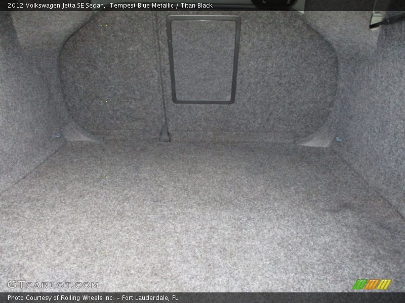 Tempest Blue Metallic / Titan Black 2012 Volkswagen Jetta SE Sedan