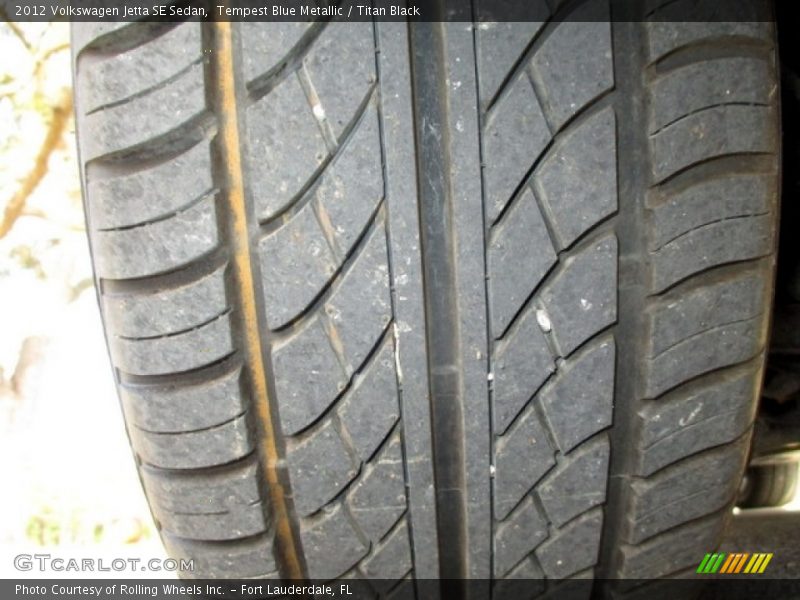 Tempest Blue Metallic / Titan Black 2012 Volkswagen Jetta SE Sedan
