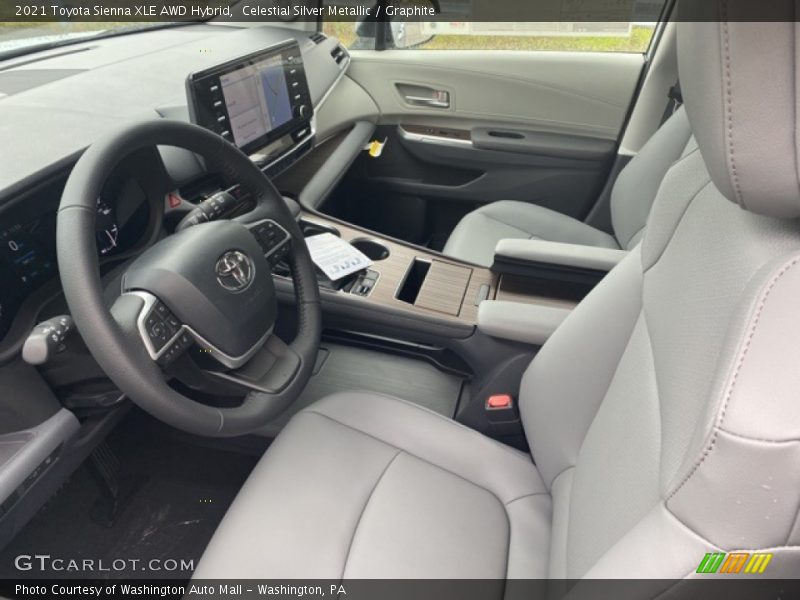 Celestial Silver Metallic / Graphite 2021 Toyota Sienna XLE AWD Hybrid