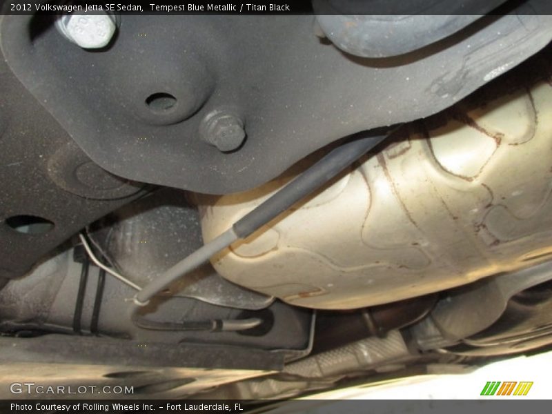 Tempest Blue Metallic / Titan Black 2012 Volkswagen Jetta SE Sedan