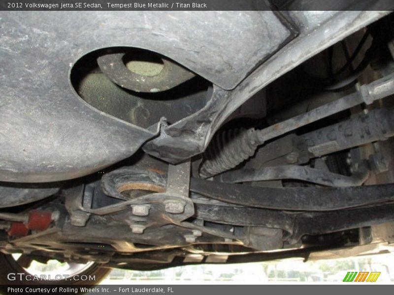 Tempest Blue Metallic / Titan Black 2012 Volkswagen Jetta SE Sedan