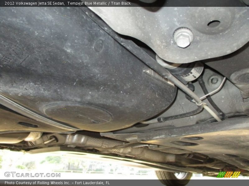 Tempest Blue Metallic / Titan Black 2012 Volkswagen Jetta SE Sedan