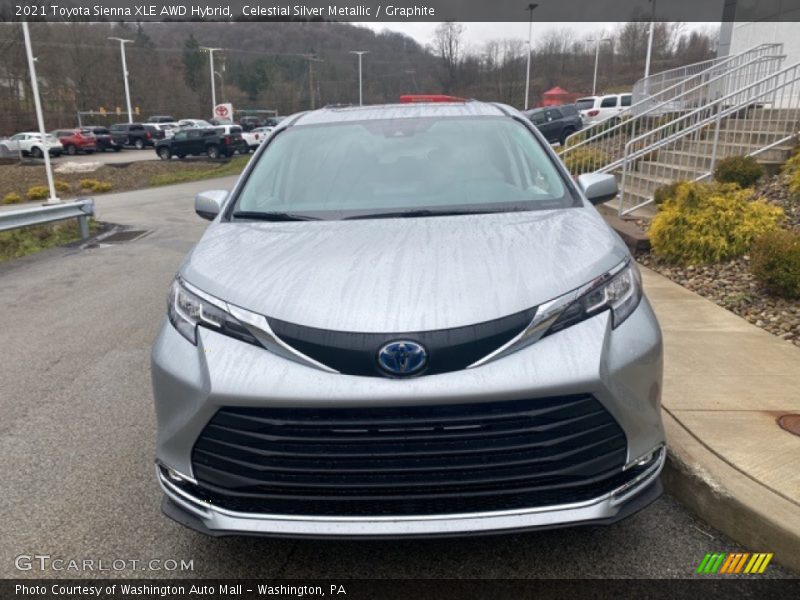 Celestial Silver Metallic / Graphite 2021 Toyota Sienna XLE AWD Hybrid