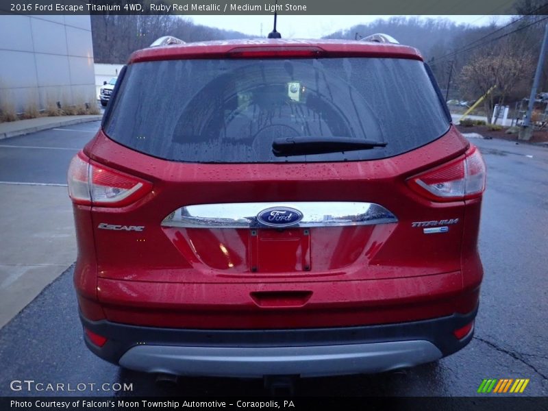 Ruby Red Metallic / Medium Light Stone 2016 Ford Escape Titanium 4WD