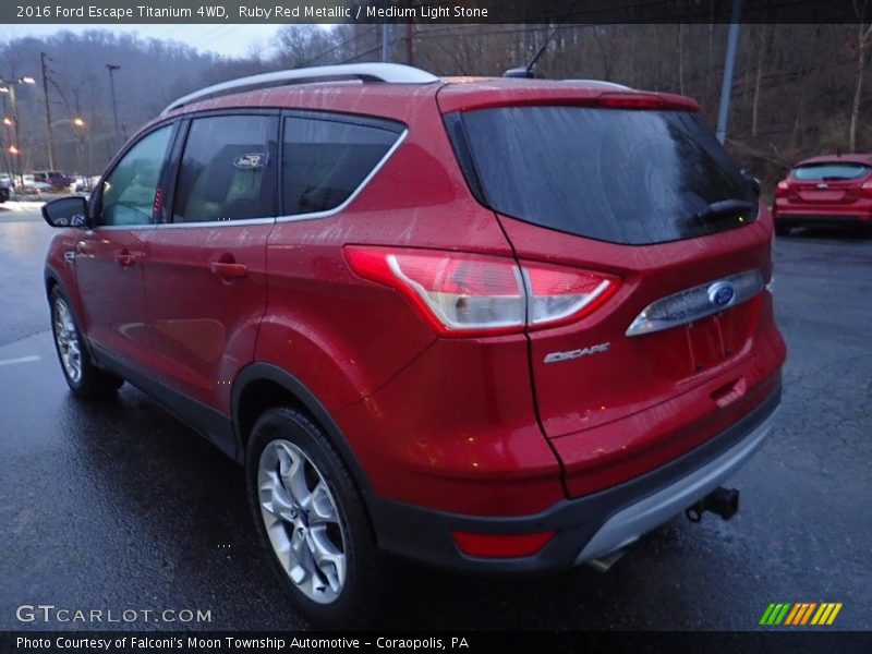 Ruby Red Metallic / Medium Light Stone 2016 Ford Escape Titanium 4WD
