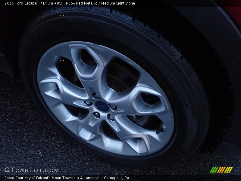 Ruby Red Metallic / Medium Light Stone 2016 Ford Escape Titanium 4WD