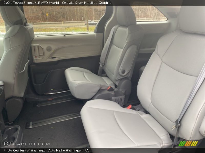 Rear Seat of 2021 Sienna XLE AWD Hybrid