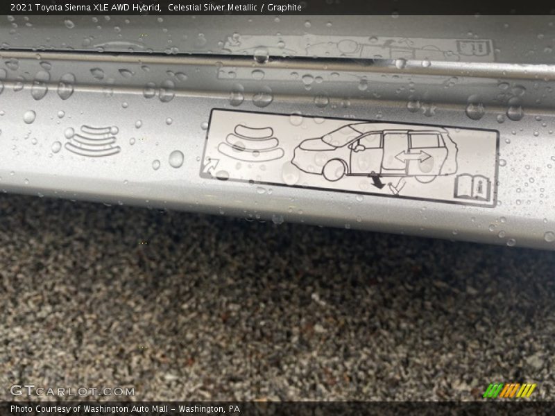 Celestial Silver Metallic / Graphite 2021 Toyota Sienna XLE AWD Hybrid
