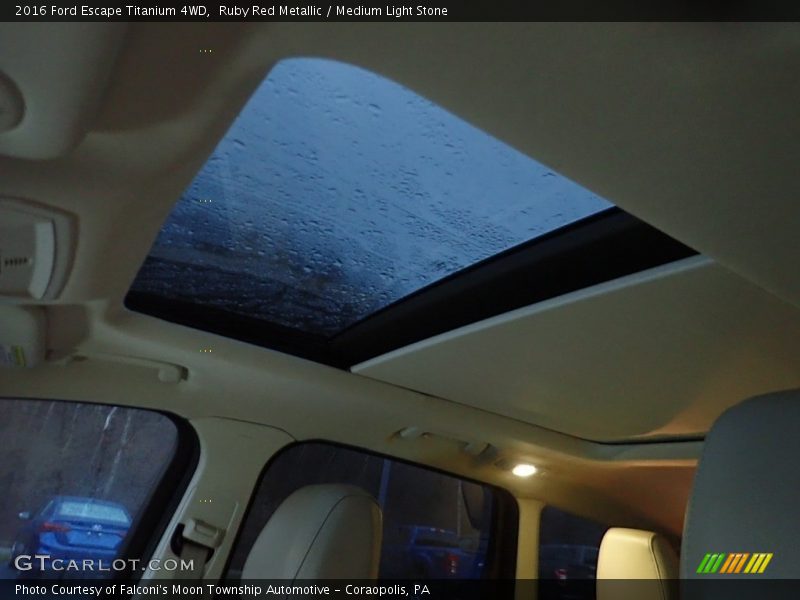 Ruby Red Metallic / Medium Light Stone 2016 Ford Escape Titanium 4WD