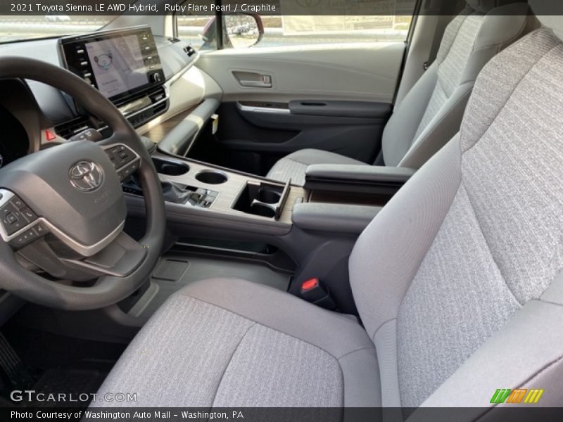 Ruby Flare Pearl / Graphite 2021 Toyota Sienna LE AWD Hybrid