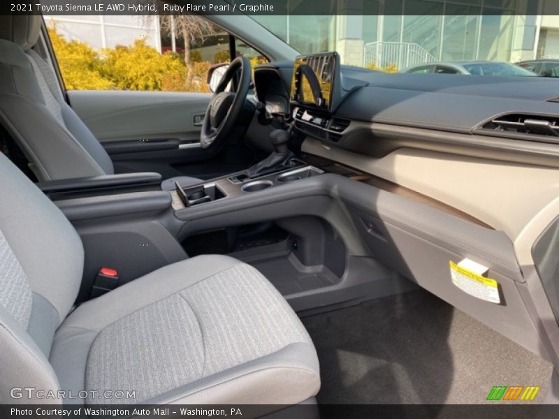 Ruby Flare Pearl / Graphite 2021 Toyota Sienna LE AWD Hybrid