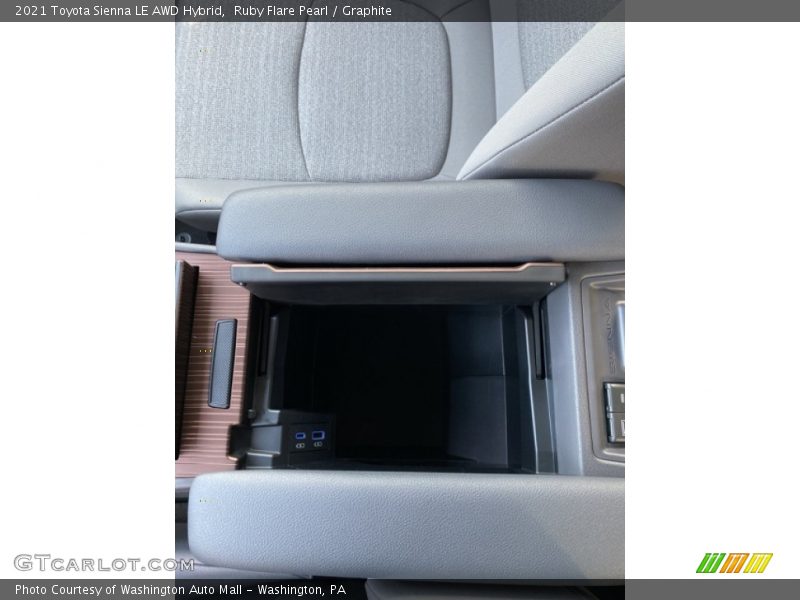 Ruby Flare Pearl / Graphite 2021 Toyota Sienna LE AWD Hybrid