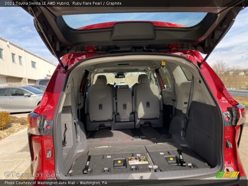 Ruby Flare Pearl / Graphite 2021 Toyota Sienna LE AWD Hybrid