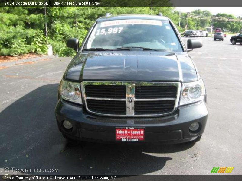 Black / Medium Slate Gray 2004 Dodge Durango SLT