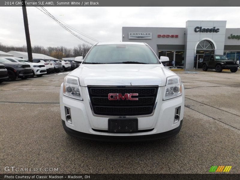 Summit White / Jet Black 2014 GMC Terrain SLE AWD