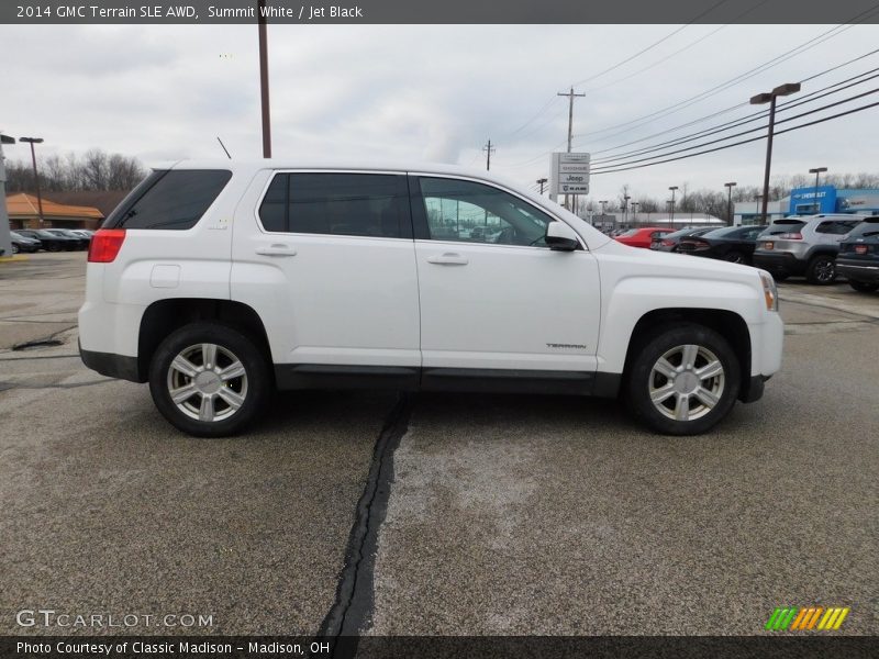 Summit White / Jet Black 2014 GMC Terrain SLE AWD