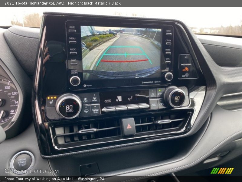 Controls of 2021 Highlander XSE AWD