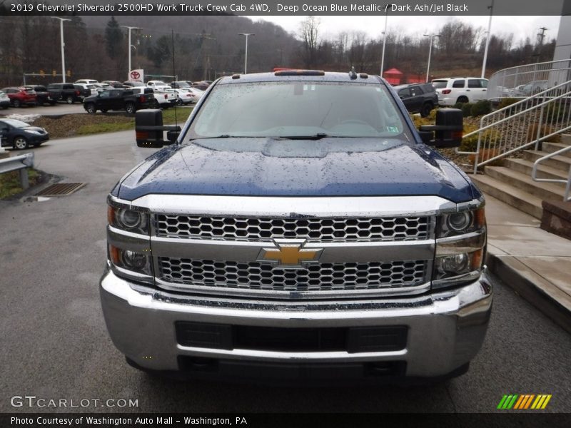 Deep Ocean Blue Metallic / Dark Ash/Jet Black 2019 Chevrolet Silverado 2500HD Work Truck Crew Cab 4WD