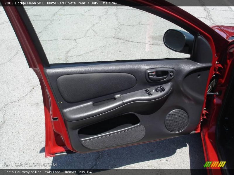 Blaze Red Crystal Pearl / Dark Slate Gray 2003 Dodge Neon SXT