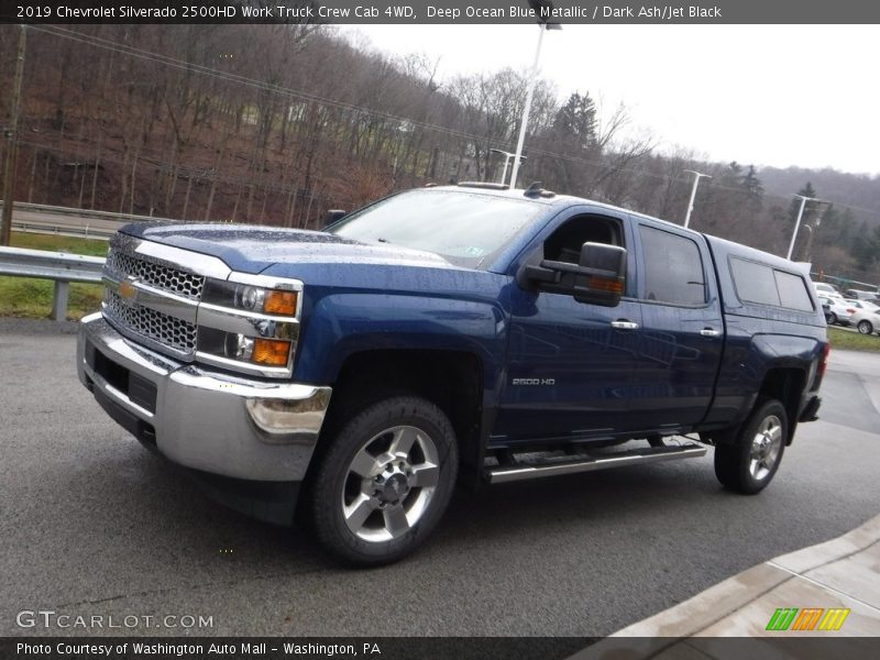 Deep Ocean Blue Metallic / Dark Ash/Jet Black 2019 Chevrolet Silverado 2500HD Work Truck Crew Cab 4WD