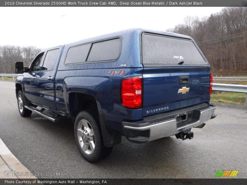 Deep Ocean Blue Metallic / Dark Ash/Jet Black 2019 Chevrolet Silverado 2500HD Work Truck Crew Cab 4WD