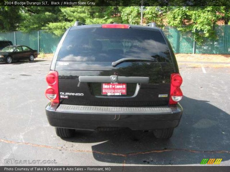 Black / Medium Slate Gray 2004 Dodge Durango SLT
