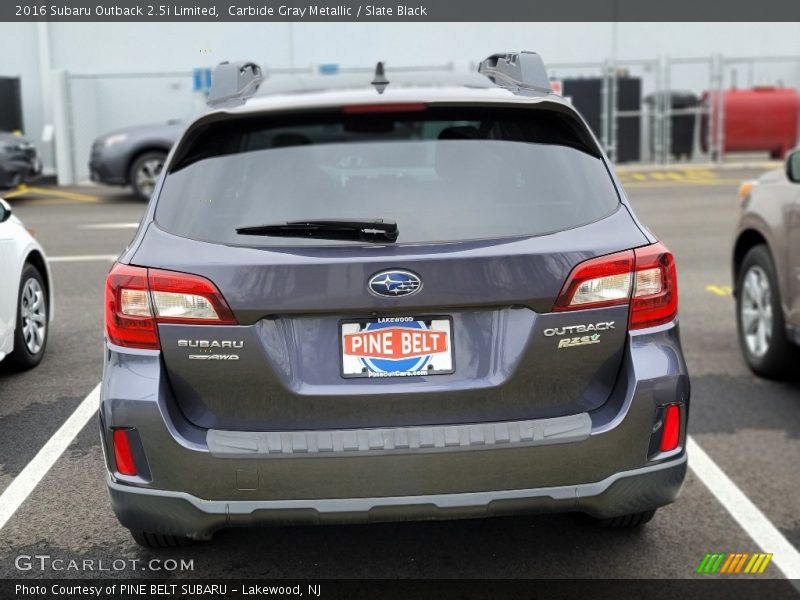 Carbide Gray Metallic / Slate Black 2016 Subaru Outback 2.5i Limited