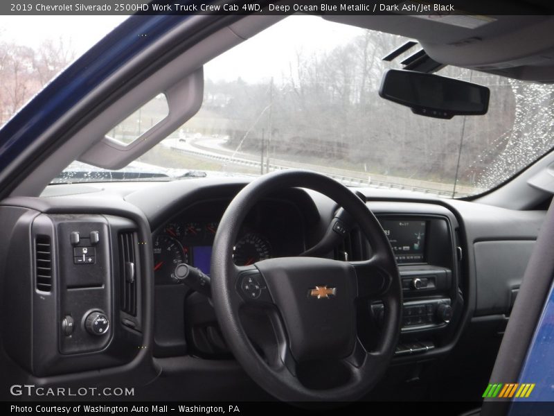 Deep Ocean Blue Metallic / Dark Ash/Jet Black 2019 Chevrolet Silverado 2500HD Work Truck Crew Cab 4WD