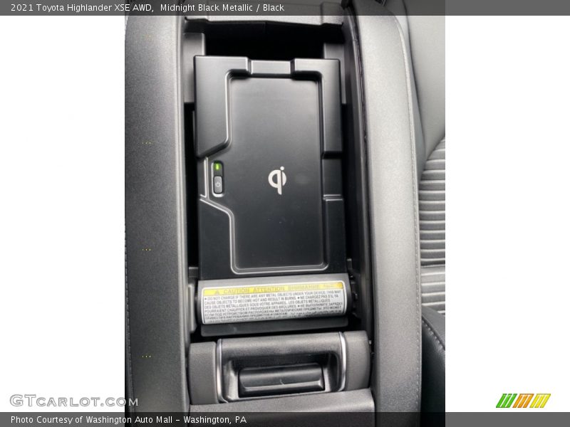 Midnight Black Metallic / Black 2021 Toyota Highlander XSE AWD