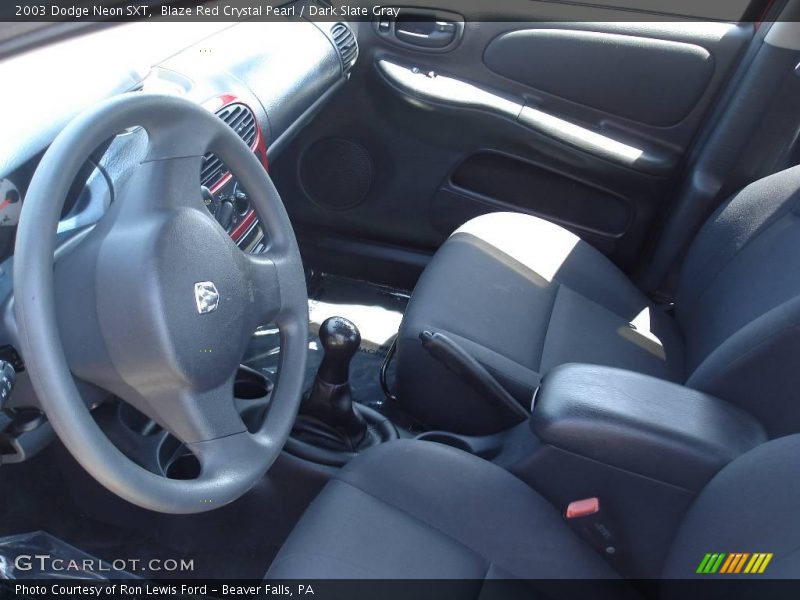 Blaze Red Crystal Pearl / Dark Slate Gray 2003 Dodge Neon SXT