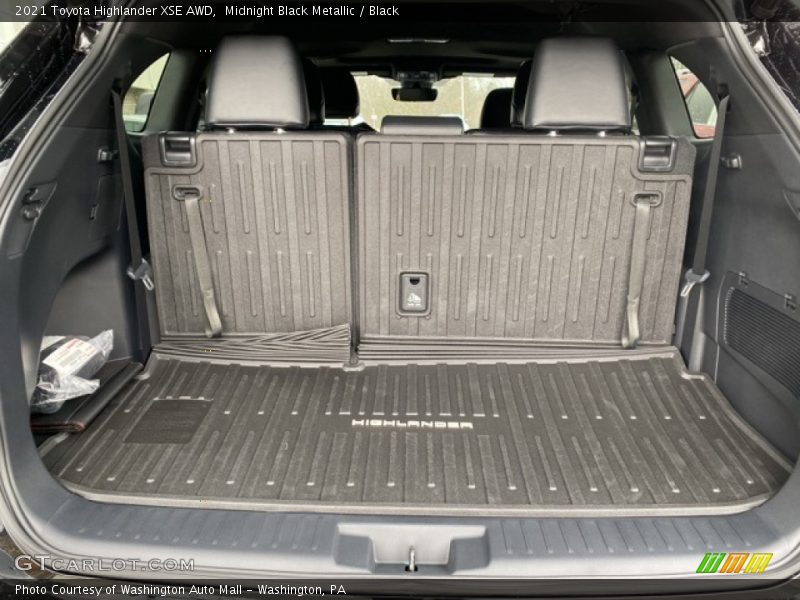  2021 Highlander XSE AWD Trunk