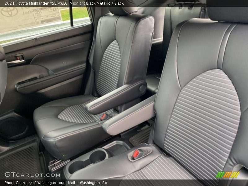Rear Seat of 2021 Highlander XSE AWD