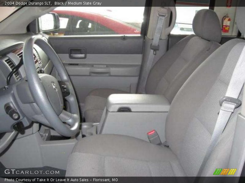 Black / Medium Slate Gray 2004 Dodge Durango SLT
