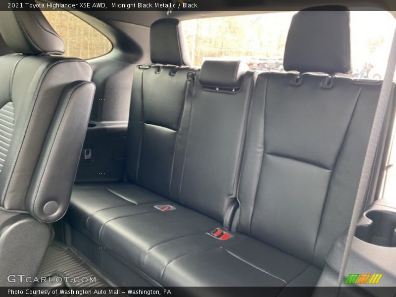 Rear Seat of 2021 Highlander XSE AWD