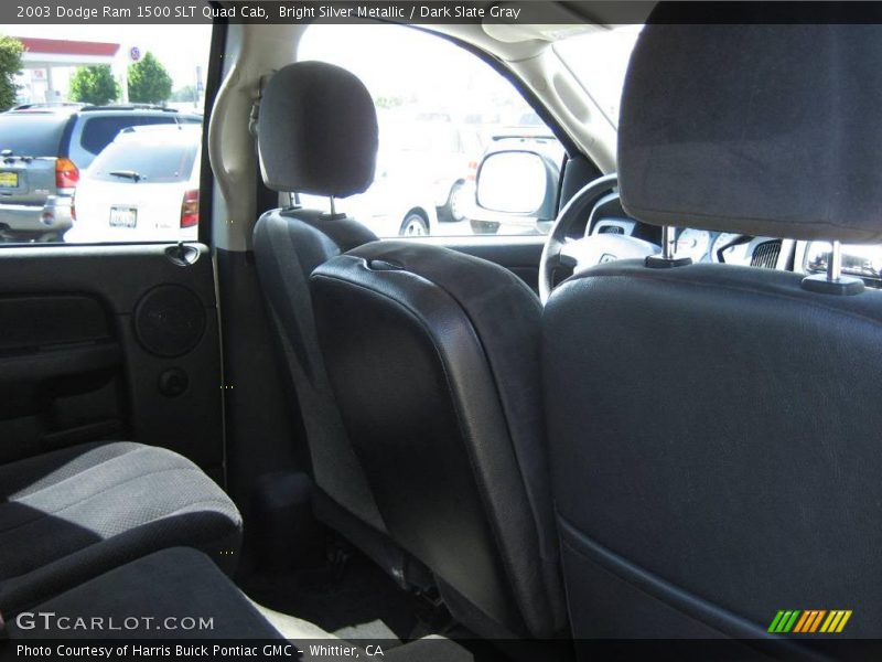 Bright Silver Metallic / Dark Slate Gray 2003 Dodge Ram 1500 SLT Quad Cab